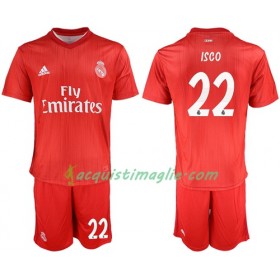 Divisa di Calcio Real Madrid Isco 22 Bambino Terza 2018/2019